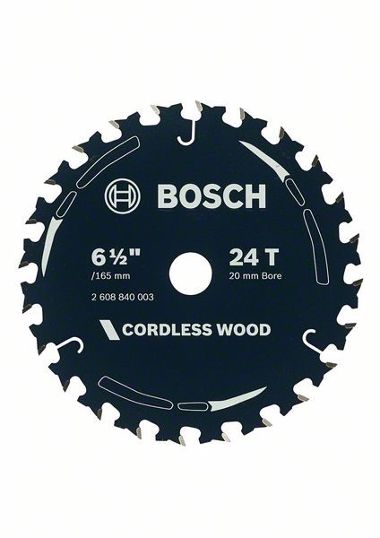 BOSCH ULTRA THIN WOOD SAW BLADES 6 1/2'' ( 165MM) X 16MM X 24 TEETH